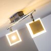 Baramita Plafond straler LED Chroom, 2-lichts
