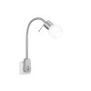 Trio FRED Muurlamp LED Nikkel mat, 1-licht