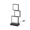 Trio Sorrento Tafellamp LED Zwart, 1-licht