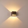 Chuitna Muurlamp LED Nikkel mat, 1-licht