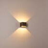 Chuitna Muurlamp LED Nikkel mat, 1-licht