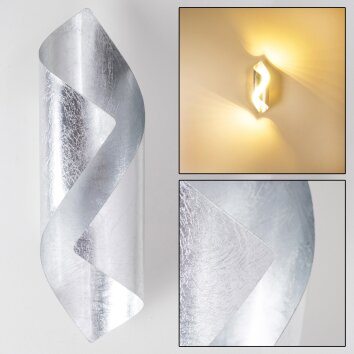 Ogarrio Muurlamp LED Zilver, 2-lichts