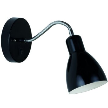 Nordlux CYCLONE Muurlamp Zwart, 1-licht