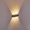 Abaiang Buiten muurverlichting LED Zilver, 10-lichts