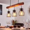 Gondo Hanglamp Bruin, Zwart, 3-lichts