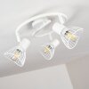 Holbol Plafondlamp Wit, 3-lichts