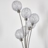Bernado Staande lamp Nikkel mat, 6-lichts