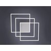 Paul Neuhaus Q-Inigo Plafondlamp LED Nikkel mat, 3-lichts, Afstandsbediening