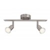 Brilliant Loona Spotbalk plafond, 2-lichts
