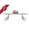 Brilliant Loona Spotbalk plafond, 2-lichts