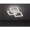 Wofi MODESTO Plafondlamp LED Zilver, 3-lichts
