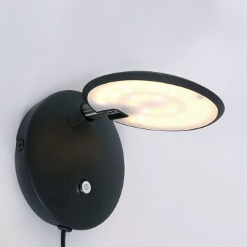 Steinhauer Zenith Muurlamp LED Zwart, 1-licht