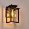 Tieva Buiten muurverlichting Zwart, 1-licht