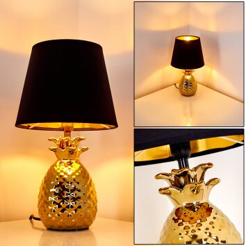 Pina Tafellamp Goud, 1-licht