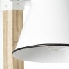 Brilliant Plow Tafellamp Hout licht, Wit, 1-licht