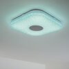 Nutak Plafondlamp LED Wit, 1-licht, Afstandsbediening, Kleurwisselaar