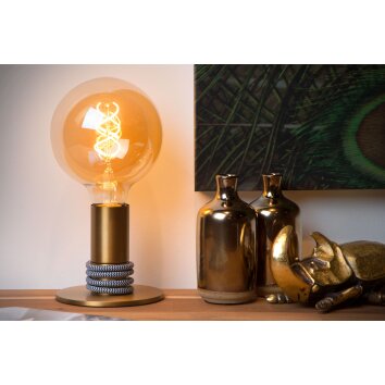 Lucide MARIT Tafellamp Goud, 1-licht