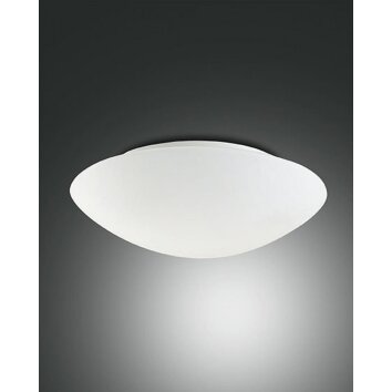 Fabas Luce PANDORA Plafondlamp Wit, 2-lichts, Bewegingsmelder