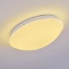 Brighton Plafondlamp LED Wit, 1-licht, Afstandsbediening, Kleurwisselaar