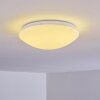 Brighton Plafondlamp LED Wit, 1-licht, Afstandsbediening, Kleurwisselaar