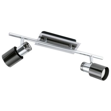 Eglo DAVIDA 1 Lichtrail Nikkel mat, 2-lichts