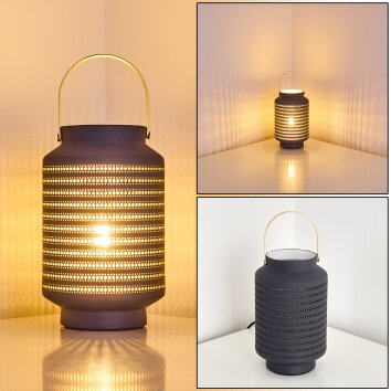 Nakajima Tafellamp Zwart, Wit, 1-licht