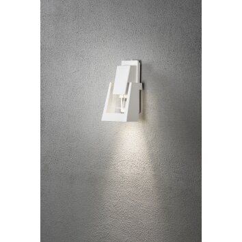 Konstsmide Potenza Muurlamp Wit, 1-licht