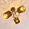 Liared Plafondlamp Zwart, 3-lichts