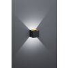 Trio LOUIS Muurlamp LED Zwart, 1-licht