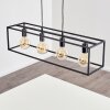 Flambeau Hanglamp Zwart, 4-lichts