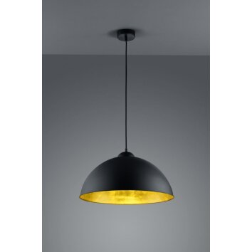 Trio ROMINO II Hanger Zwart, 1-licht
