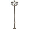 Albert 99 Bolderlamp Bruin, Messing, 3-lichts