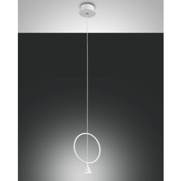 Fabas Luce Sirio Hanglamp LED Wit, 1-licht