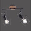 Leuchten-Direkt JARO Plafondlamp Hout licht, 2-lichts