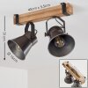 Oksbol Plafondlamp Hout licht, 2-lichts
