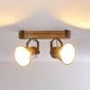 Oksbol Plafondlamp Hout licht, 2-lichts
