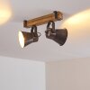 Oksbol Plafondlamp Hout licht, 2-lichts