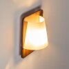 Huddinge Wandlamp Hout donker, Zwart, 1-licht