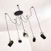 Riex Hanger Zwart-Goud, 5-lichts