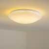 Foxes Plafondlamp LED Wit, 1-licht, Afstandsbediening, Kleurwisselaar