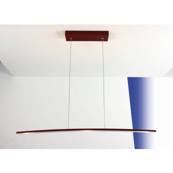 Bopp MORE Hanger LED Koperkleurig, Roest, 5-lichts