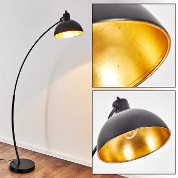 Parola Staande lamp Zwart, 1-licht