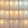 Gulkana Staande lamp LED Goud, 2-lichts