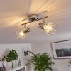 Orebro Plafond spot Chroom, 2-lichts