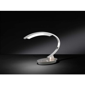 Wofi SEGURA Tafellamp LED Nikkel mat, 1-licht