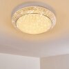 Parrita Plafondlamp LED Wit, 1-licht, Afstandsbediening, Kleurwisselaar