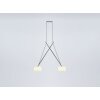 Serien Lighting TWIN Hanglamp LED Chroom, 2-lichts