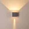 Fauderup Buiten muurverlichting LED Grijs, 2-lichts