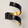 Rezat Wandlamp LED Zwart-Goud, 1-licht