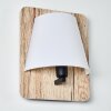 Huddinge Wandlamp Hout licht, 1-licht